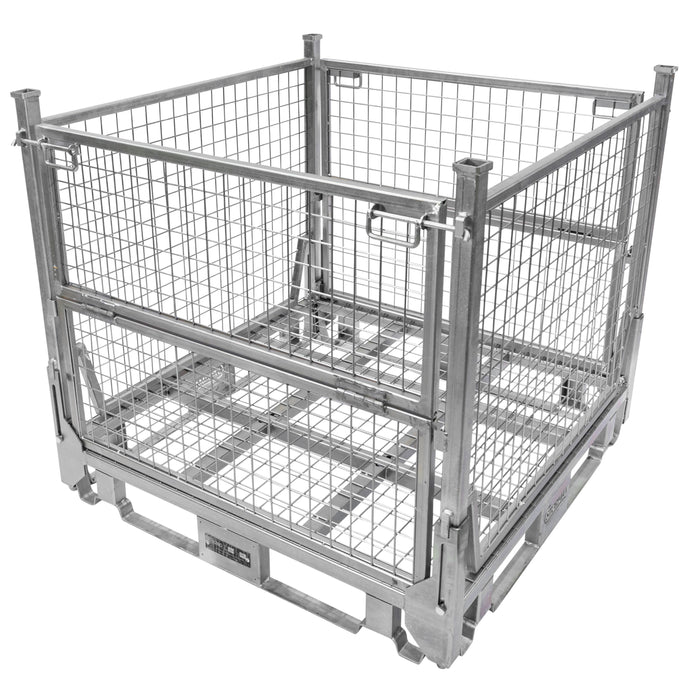 Collapsible & Stackable Stillage Cage
