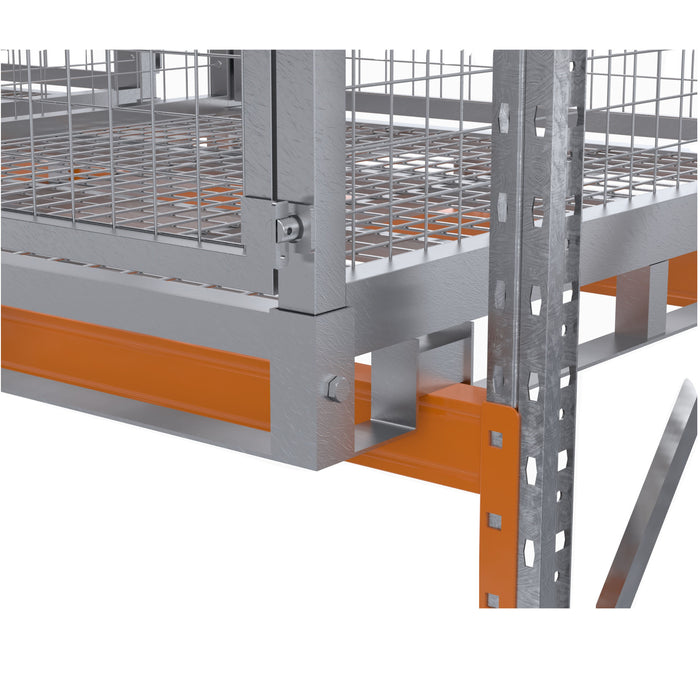 Low Galvanised Storage Cage