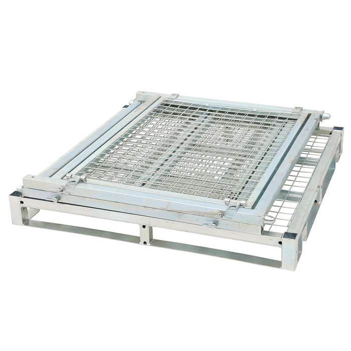 Mesh Stillage Transport Storage cage (folded)