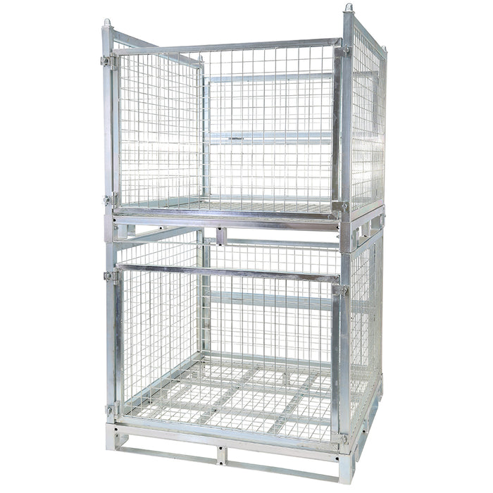 Mesh Stillage Transport Storage cage stacked