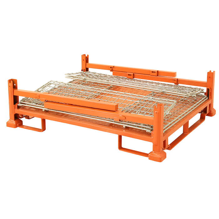 Stillage Mesh Cage folded