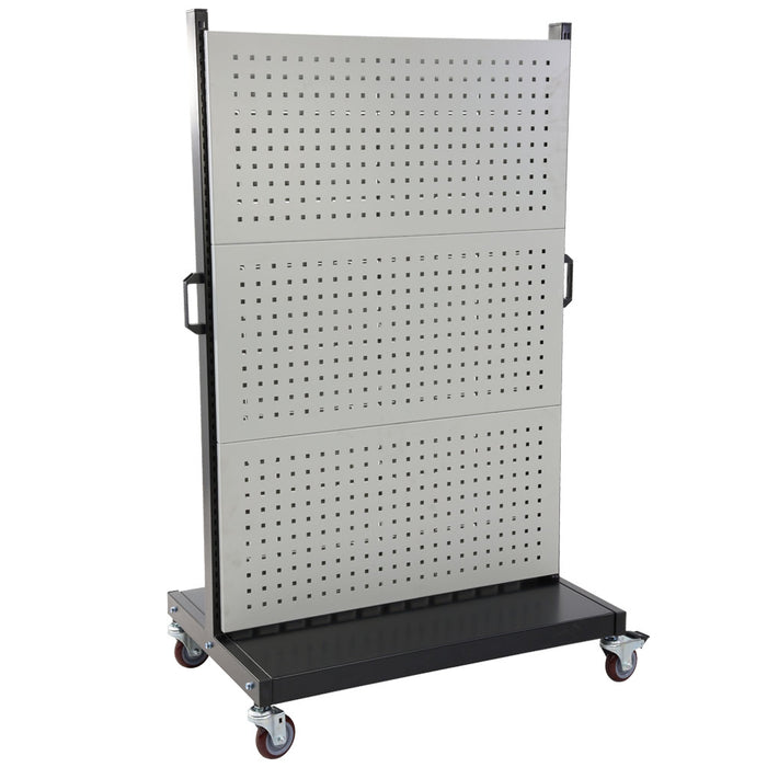 Square Hole Pegboard Panel Trolley 980x600x1540mm (WxDxH)