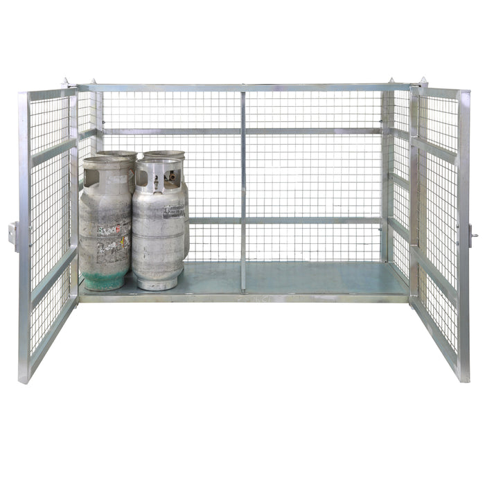 Gas Cylinder Cage Open