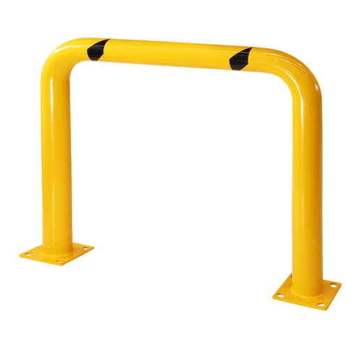 Fixed Yellow 'U' Bar High Bollards