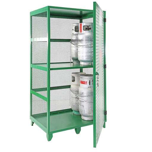 Fork Gas Storage Cage - 12 Cylinders