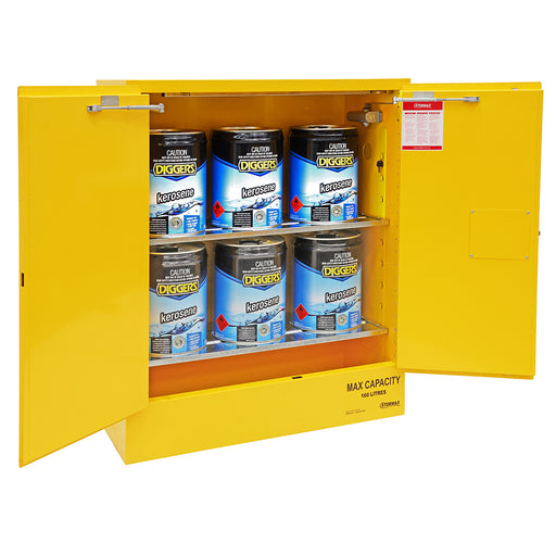 Flammable Liquid Cabinet - 160L Capacity (Open)