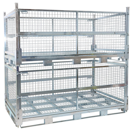 Double Width Storage Transport cage Stacked