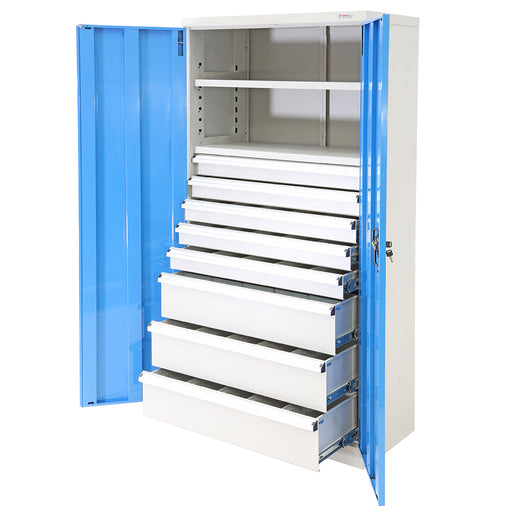 Heavy Duty Industrial Storage Cabinets 8 Drawer Cabinet ( 5 x 100mm & 3 x 200mm drawers)
