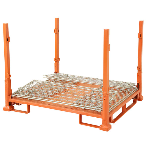 Stillage Mesh Cage with cage folded